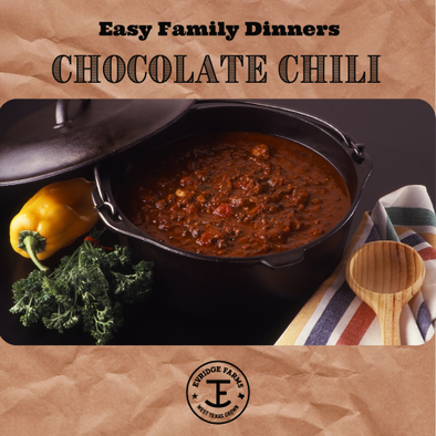 Family Friendly Chocolate Chili