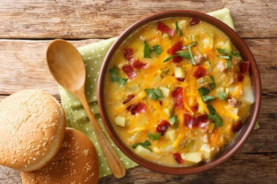 Evridge Farms Cheeseburger Soup