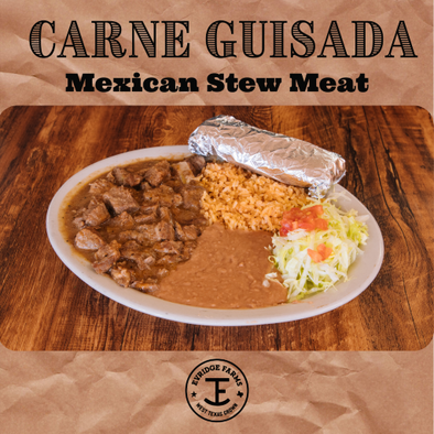 Evridge Farms Carne Guisada with Beans and rice
