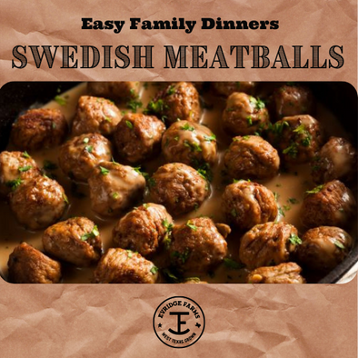 Family Dinner: Easy Swedish Meatballs